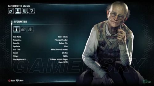 蝙蝠侠阿卡姆骑士人物介绍 亨利·亚当究竟是谁