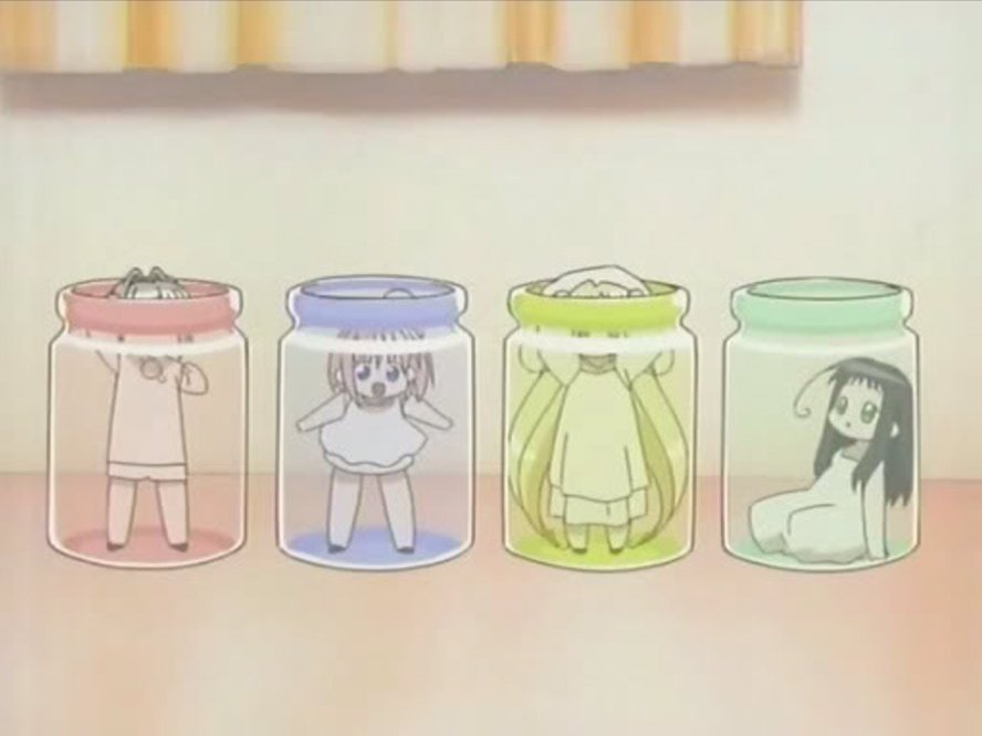 拥有魔法的精灵是什么动画片一个蓝头发女孩粉头发女孩住在瓶中的世界？