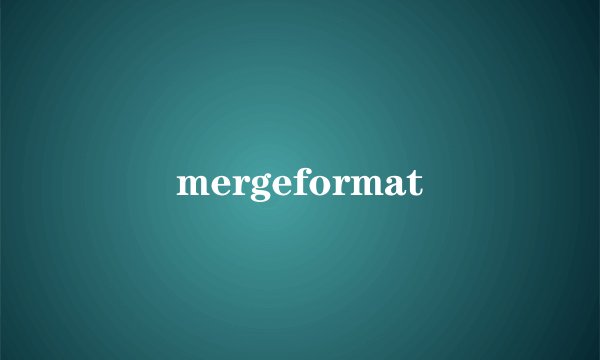 mergeformat