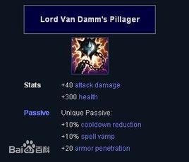 范达姆领主的劫掠者的基本信息