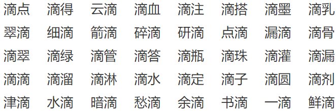 “滴”字有几种读音？