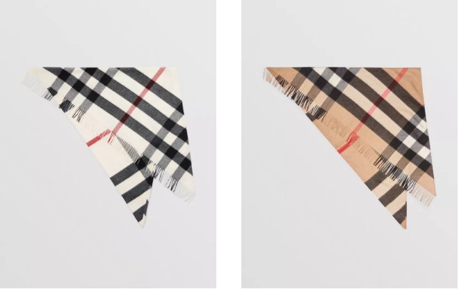Burberry 围巾 男款与女款的区别
