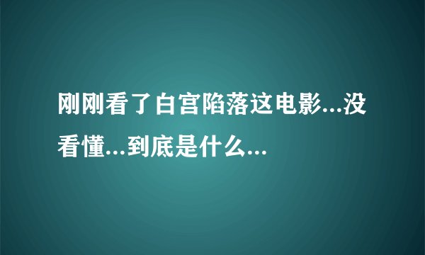刚刚看了白宫陷落这电影...没看懂...到底是什么国家打美国啊？还有其他国家都干嘛了？求最详细！！