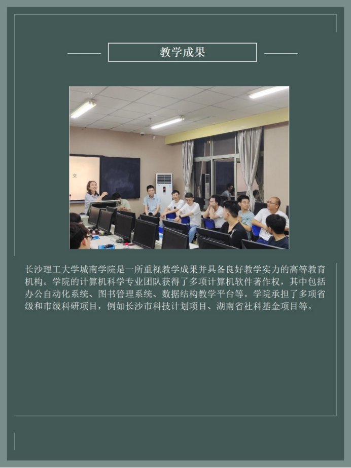 长沙理工大学城南学院教学资源丰富吗?