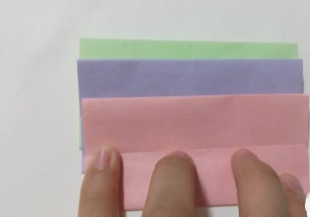 立体三角形折纸教程