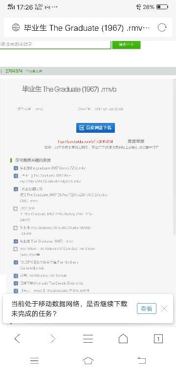 谁有电影毕业生的百度云链接，麻烦发一下，万分感谢。