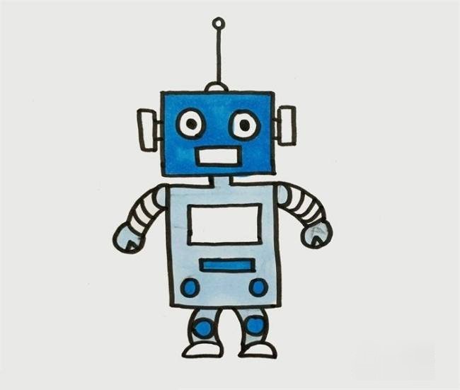 机器人该怎么画