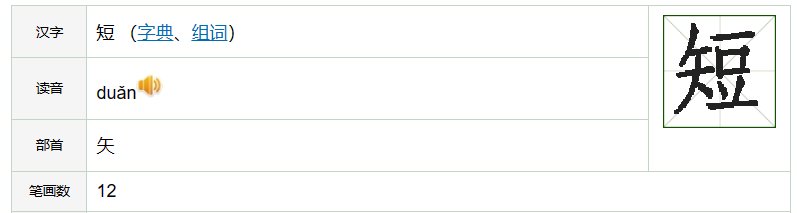 短字笔顺怎么写