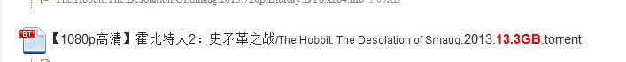 求霍比特人2 1080p 下载百度云网盘