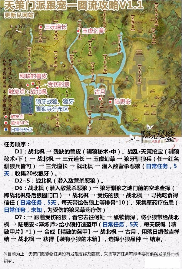 剑网三壮志凌云门派跟宠怎么获得