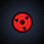 求写轮眼动态图片，要从一只眼变为另一只眼，所有眼睛都要有