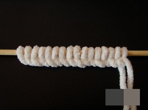 镂空围巾的织法