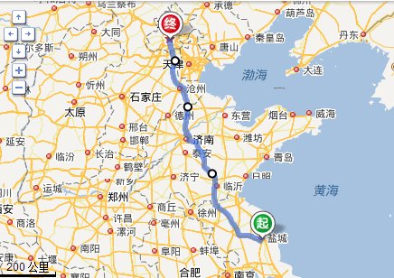 江苏生盐城市到北京高速公路导航我又需要，高速公路导航路线多。