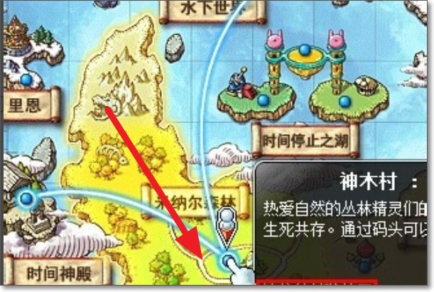 冒险岛祭司之林怎么走?