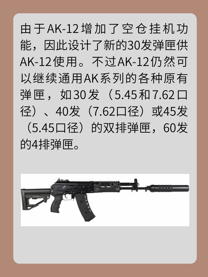 轻武器科普之AK200AK12