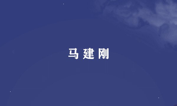 马 建 刚