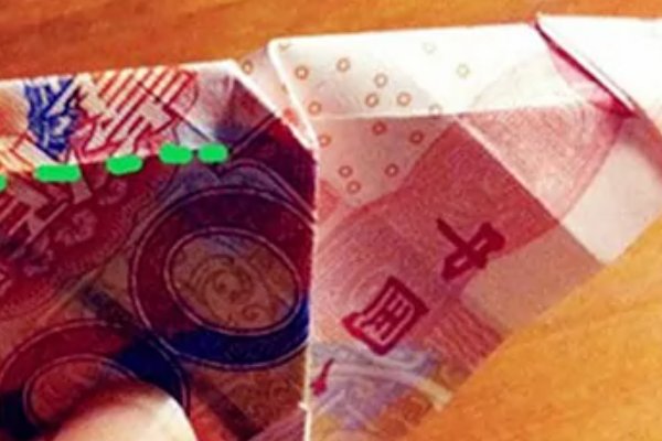 钱玫瑰花怎么折叠