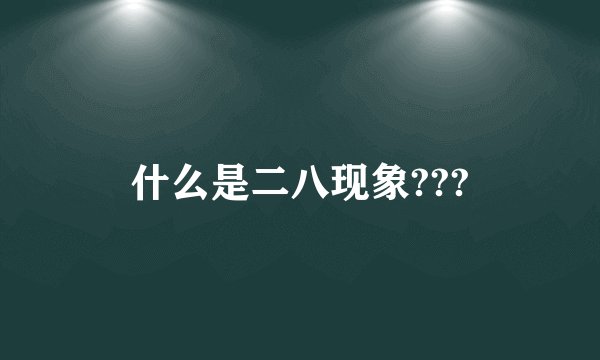 什么是二八现象???