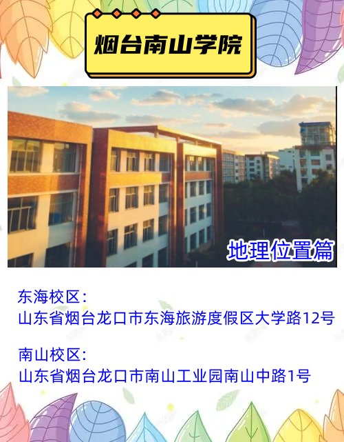 烟台南山职业技术学院在哪个位置？
