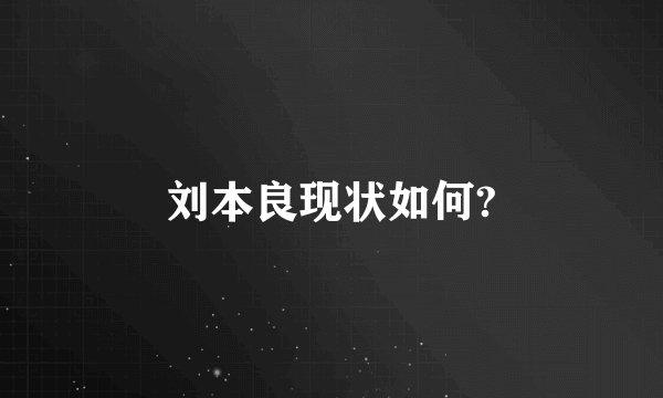刘本良现状如何?