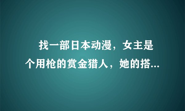   找一部日本动漫，女主是个用枪的赏金猎人，她的搭档是个喜欢用炸弹的萝莉。
