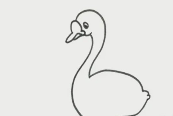 鹅的画法简单又漂亮