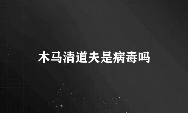 木马清道夫是病毒吗