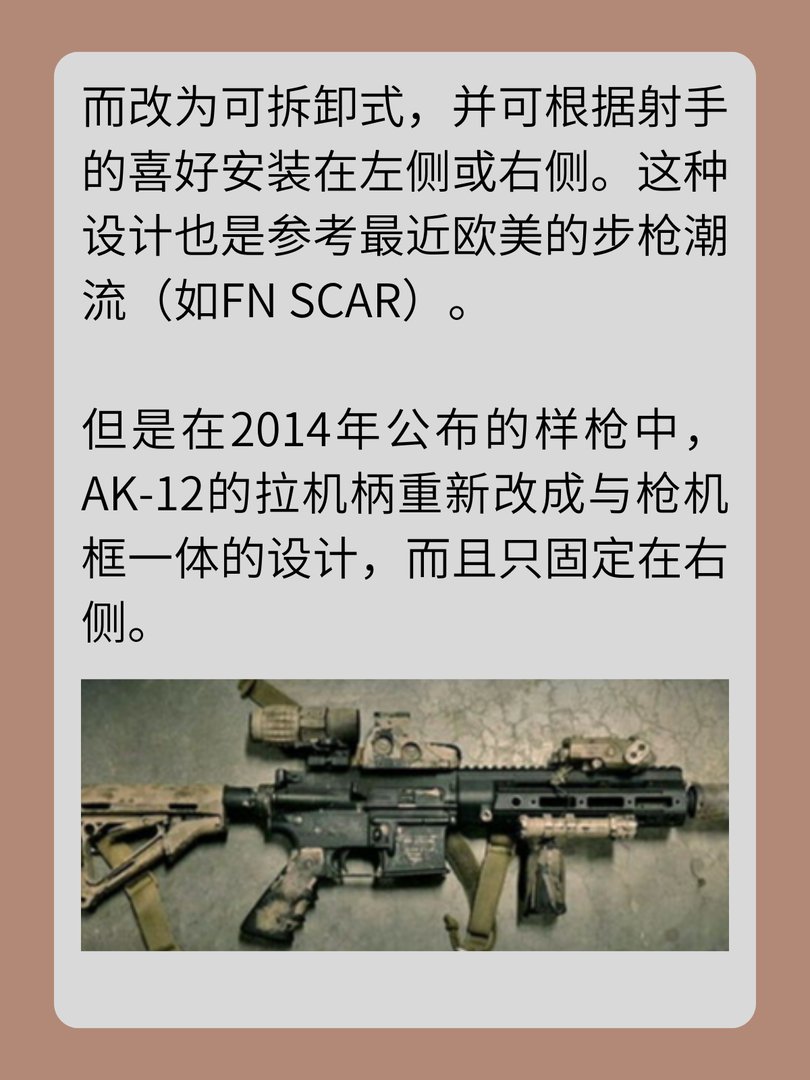 轻武器科普之AK200AK12