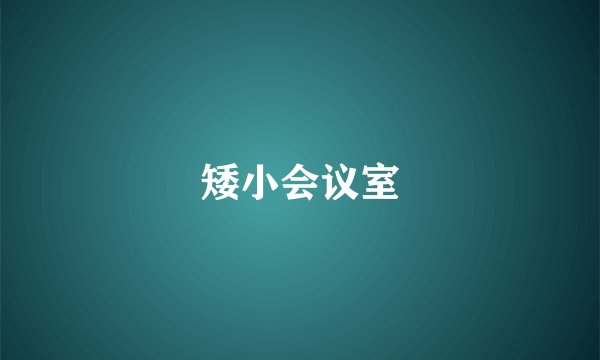 矮小会议室
