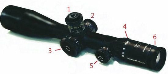 狙击步枪上的瞄准镜是多大的