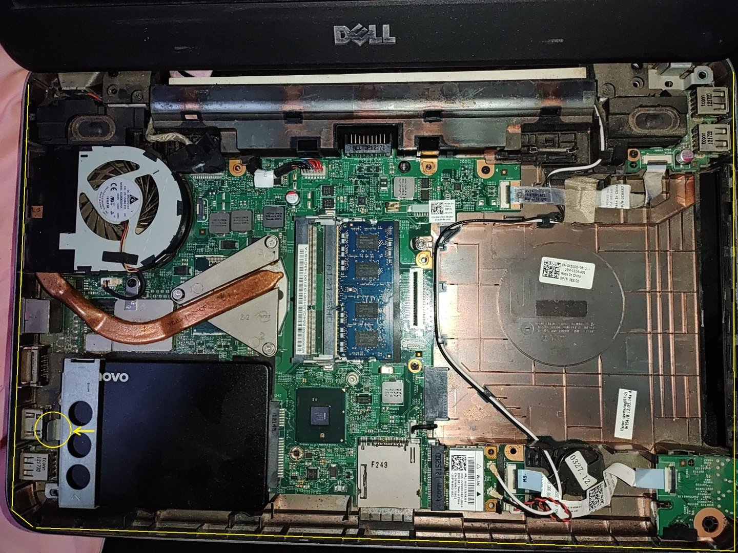 戴尔vostro 1440怎么拆机