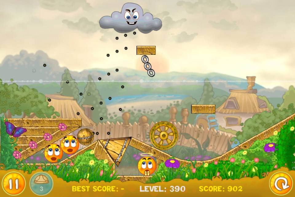 IPhone 保护橙子390关怎么过？？？