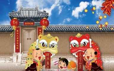 爆竹声声辞旧岁的下联是什么?