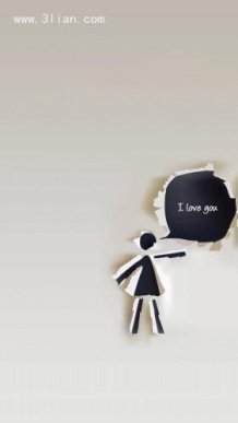 求iphone情侣拼接壁纸，一人一半的那种。