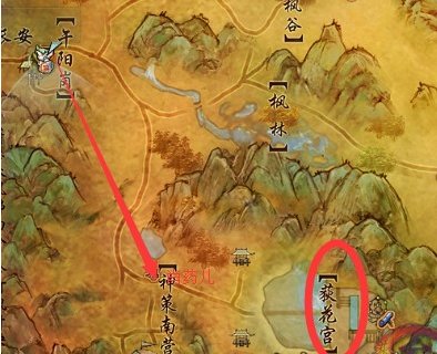 剑三荻花宫怎么进去