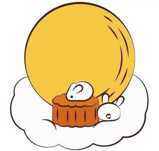 玉兔吃月饼怎么画简单又漂亮