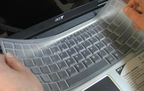 键盘保护膜 怎么贴