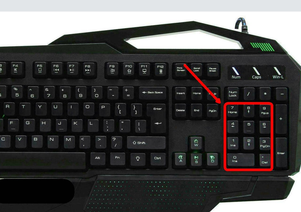 笔记本电脑如何解锁数字键盘？