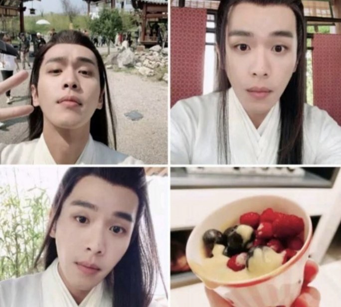 你觉得张若昀用美食滤镜的自拍，“可口”吗？