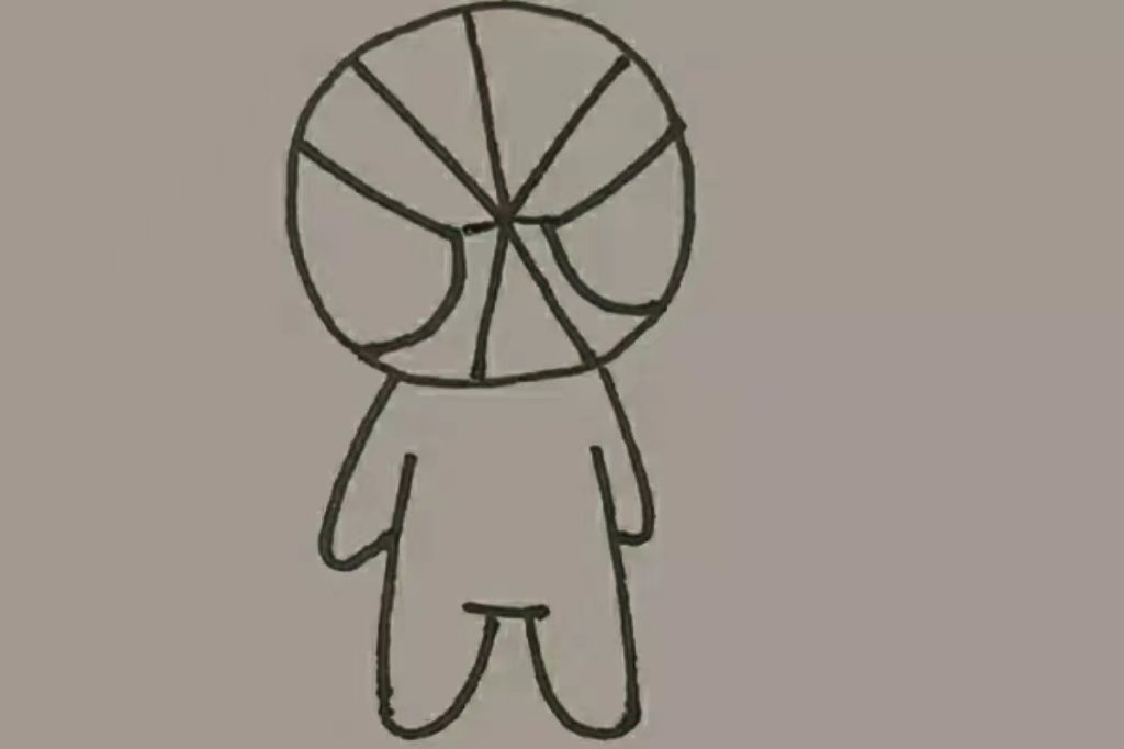 拼图蜘蛛侠怎么画